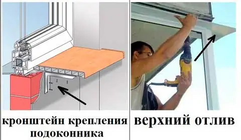 балконные отливы